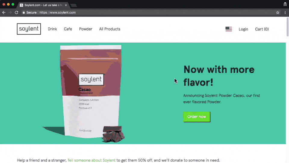 Improving the performance of Soylent.com with local overrides and font display