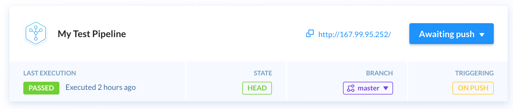Buddy CI interface