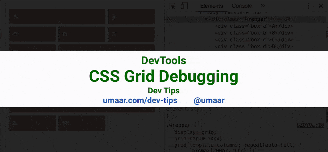 Understand CSS Grid with improved CSS Grid Debugging