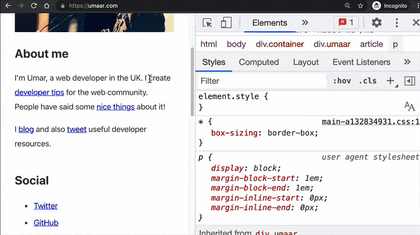 DevTools answers - What font is that?, Blog