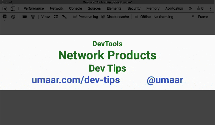 Quickly find CDNs, tracking scripts and more with network product grouping