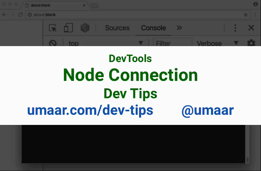 Quick debugging of your Node.js code straight from DevTools