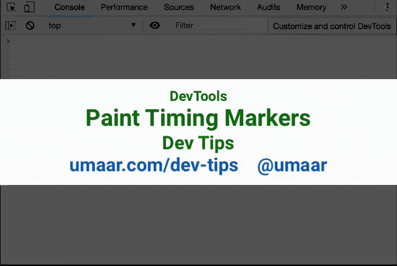Easily identify key rendering milestones with Paint Timing Markers