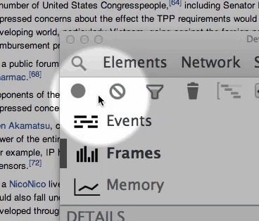 Easily make recordings with the performance timeline