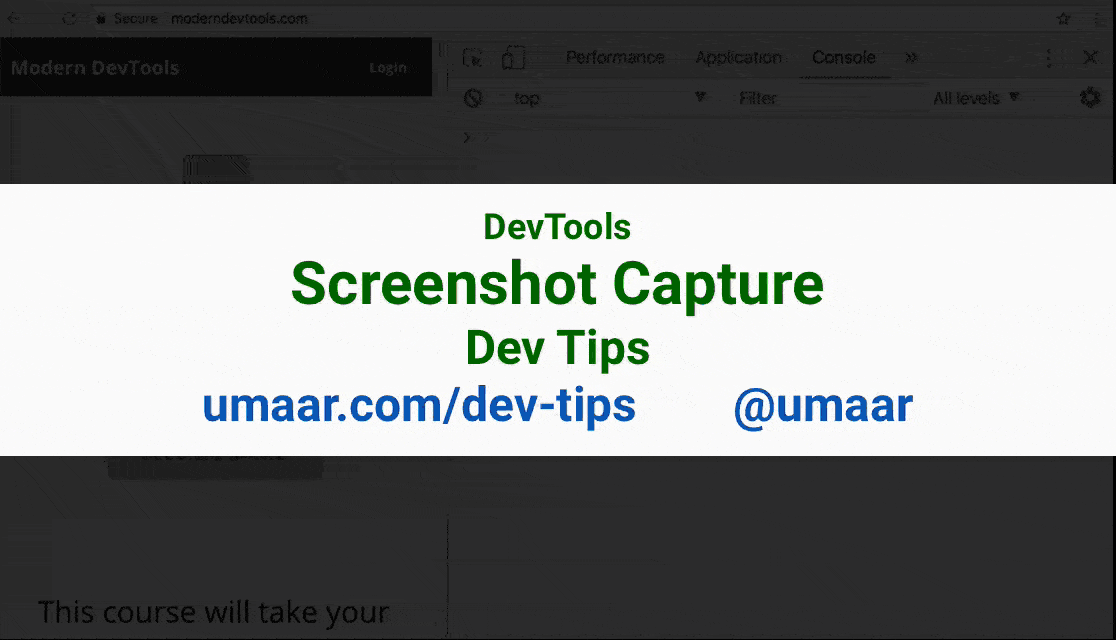 Capture full sized screenshots without a browser extension